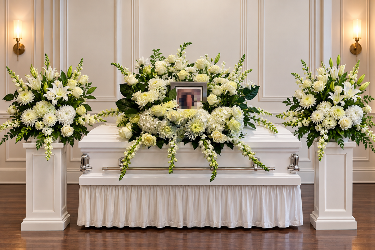 Funeral Flowers - 3 Piece Set